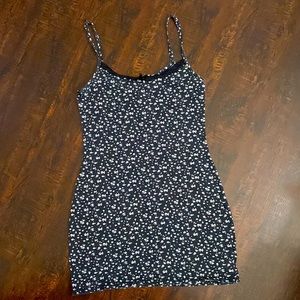 flowered bodycon t shirt dress